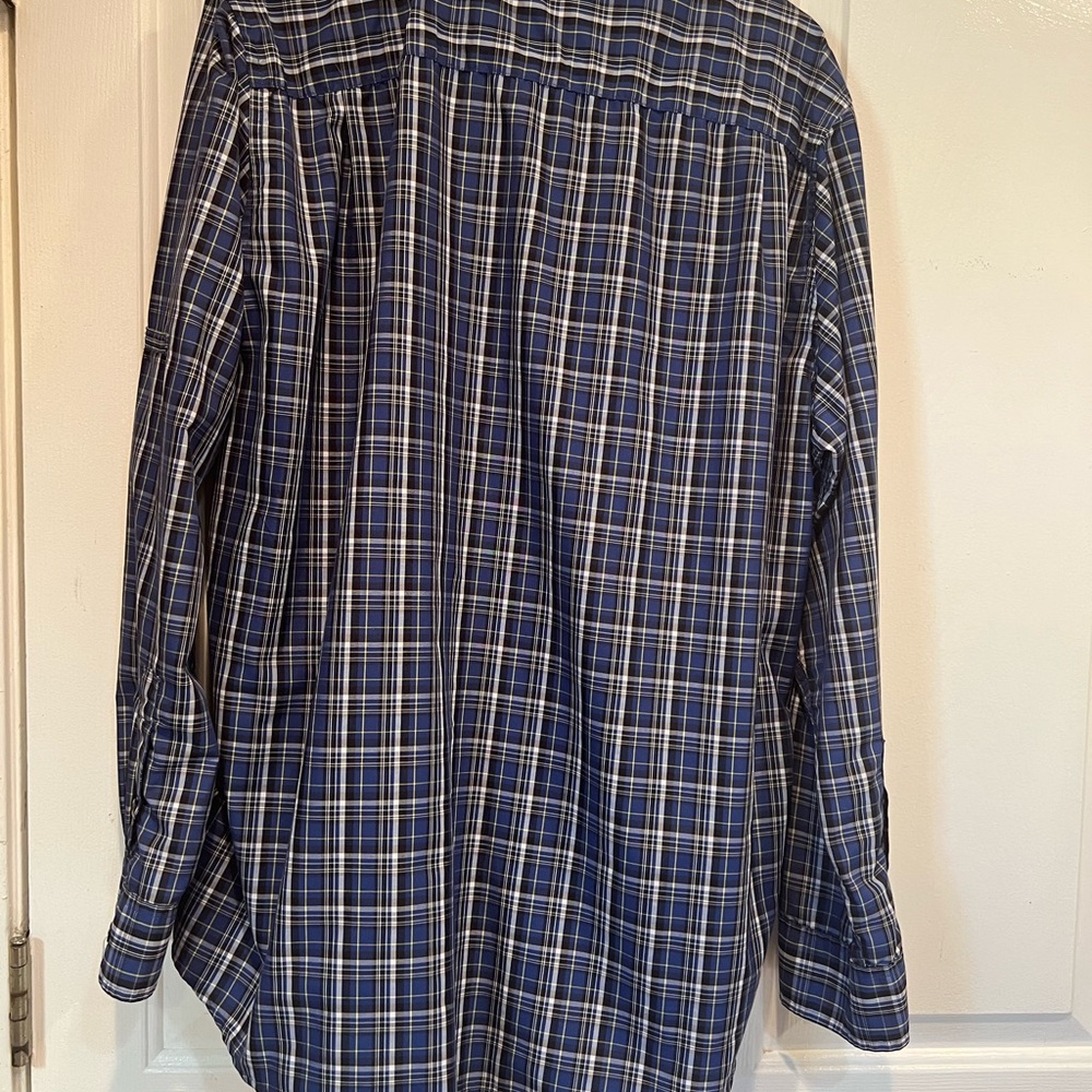 Chaps long Sleeve Button-up Menās Shirt Large - Picture 2 of 5